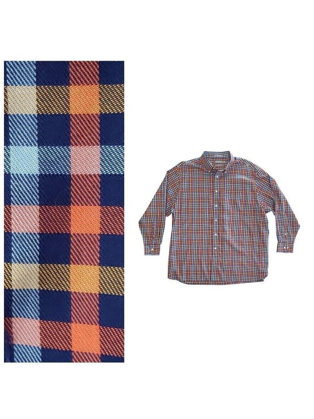 Men's Daniel Cremieux Checked Button Down Shirt XXL